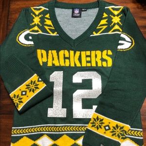 Greenbay Packer Arron Rodgers sweater